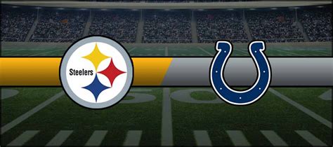 steeler vs colts box score|steelers vs colts play by.